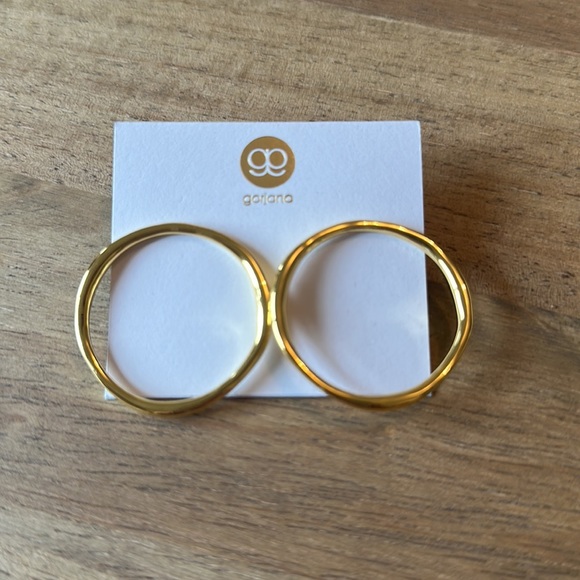 Gorjana NWT Quinn Gold Earrings ✨ - Picture 5 of 6